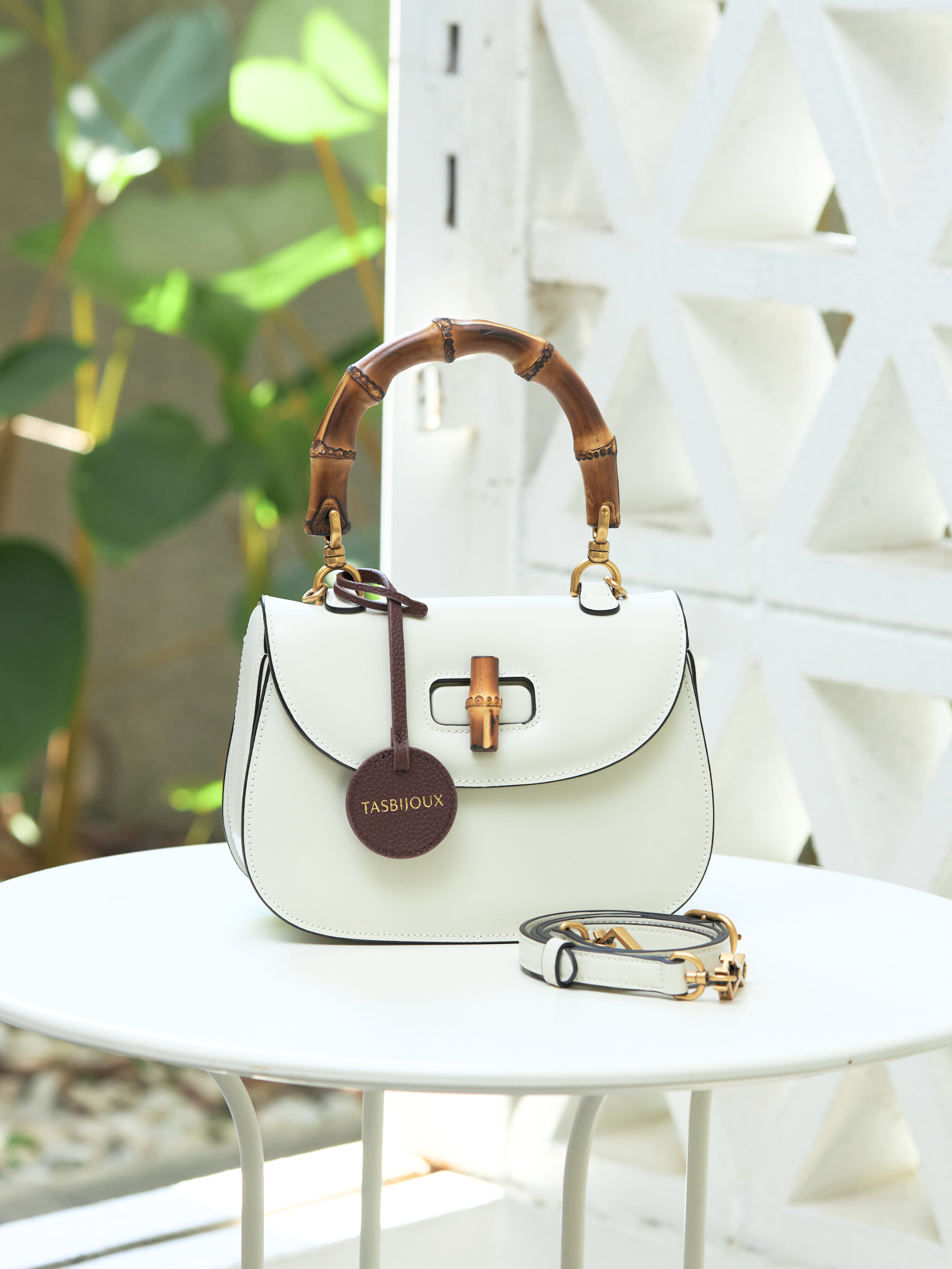Bamboo Flap Tote