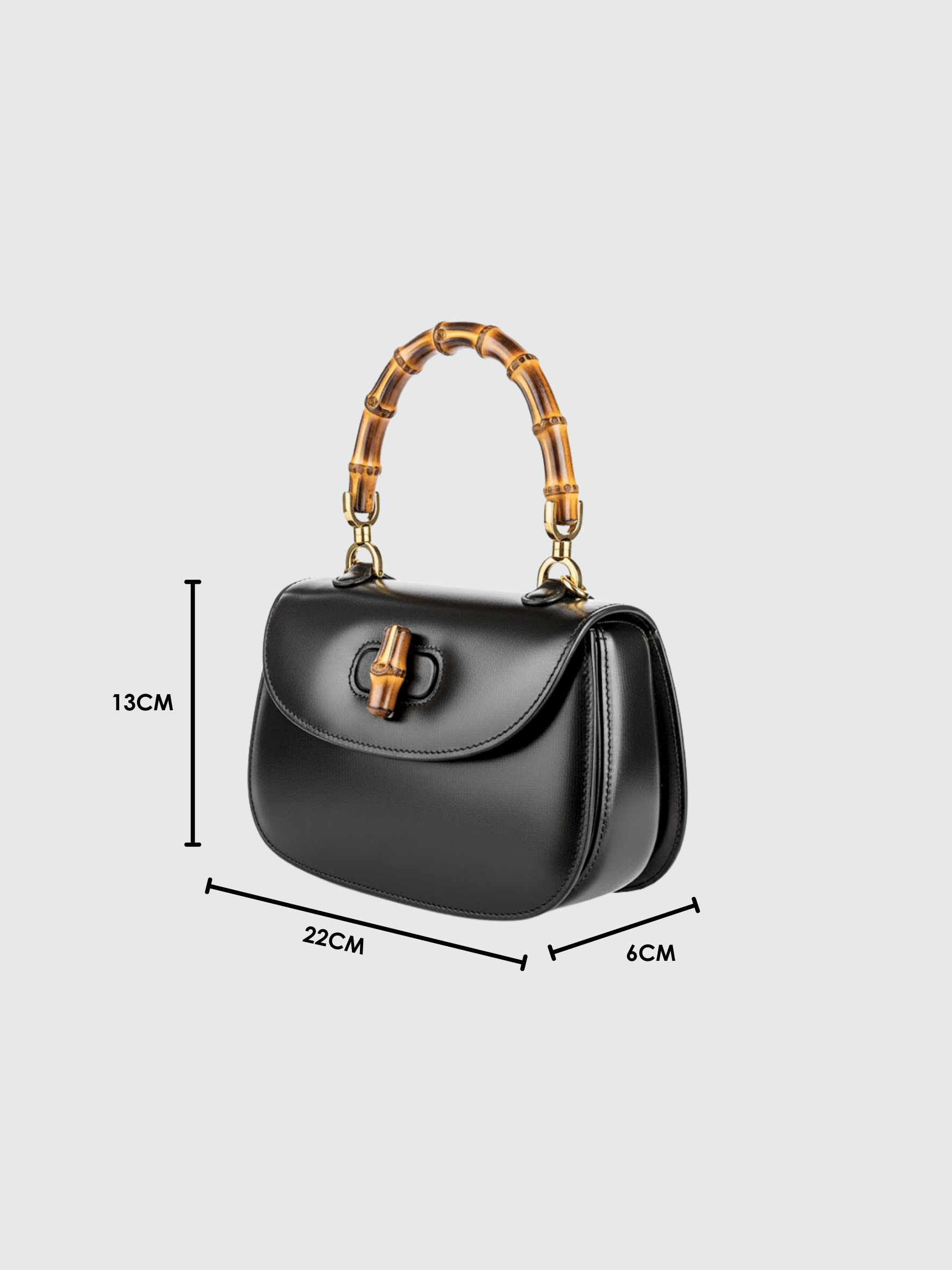 Bamboo Flap Tote