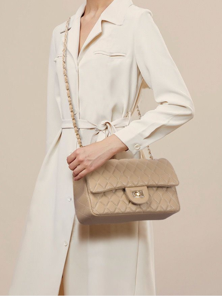 Le Elise Caviar Double Flap